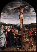 Gerard David Crucifixion oil painting
